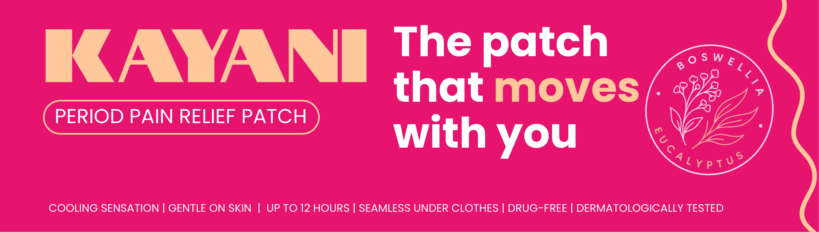 Kayani pack, front: the patch that moves with you